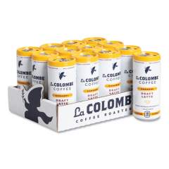 La Colombe Cold Brew Draft Latte, Caramel, 9 oz Can, 12/Carton (24421537)