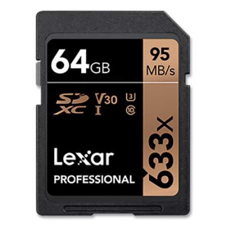 Lexar SDXC Memory Card, UHS-I U1 Class 10, 64 GB (24414103)