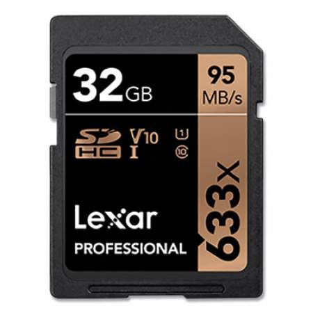 Lexar SDXC Memory Card, UHS-I U1 Class 10, 32 GB (LSD32GCB1NL)