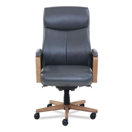 La-Z-Boy Landon Executive Chair, Gray Seat/Back, Brown Base (24432654)