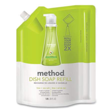Method Dish Soap Refill, Lime and Sea Salt, 36 oz Pouch (24358273)
