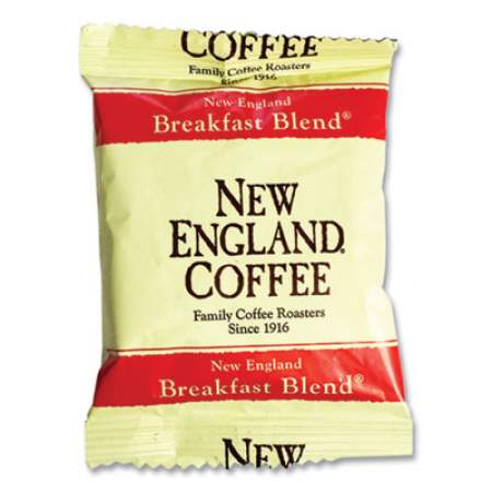 New England Coffee Coffee Portion Packs, Breakfast Blend, 2 oz Pack, 42/Carton (2837286)