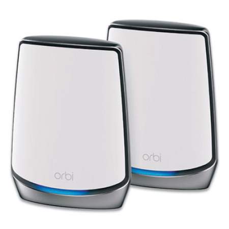 NETGEAR Orbi Whole Home AX6000 Mesh Wi-Fi System, 4 Ports, Tri-Band 2.4 GHz/5 GHz (RBK852100NAS)
