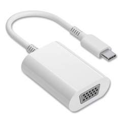 NXT Technologies USB-C to VGA Display Adapter, 6", White (24400038)
