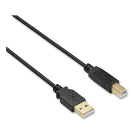 NXT Technologies USB Printer Cable, Gold-Plated Connectors, 7 ft, Black (24400046)
