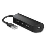NXT Technologies USB 2.0 Hub, 4 Ports, Black (24401668)