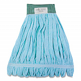 EchoFiber Microfiber Loop Mop, Medium, Split Microfiber, 14 x 14, 5" Headband, Blue (MWTMB)