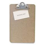 Officemate Recycled Hardboard Clipboard, 1" Capacity, Holds Memo Size, Brown (83503)
