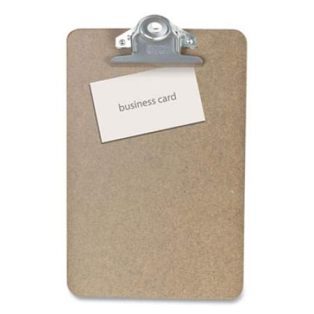Officemate Recycled Hardboard Clipboard, 1" Capacity, Holds Memo Size, Brown (377253)