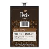Peet's Coffee & Tea FLAVIA Ground Coffee Freshpacks, French Roast, 0.35 oz Freshpack, 76/Carton (24425257)