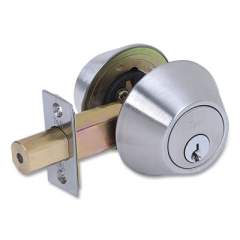 Tell Double Cylinder Deadbolt, Stainless Steel Finish (24355014)