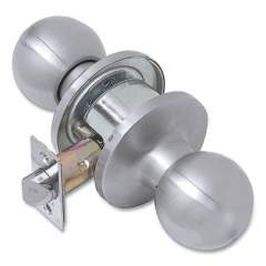 Tell Light Duty Commercial Passage Knob Lockset, Stainless Steel Finish (24355027)