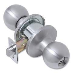 Tell Light Duty Commercial Privacy Knob Lockset, Stainless Steel Finish (24355036)