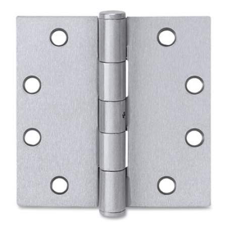 Tell Plain Bearing Door Hinge, 4.5 x 4.5, Satin Stainless Steel (24355044)
