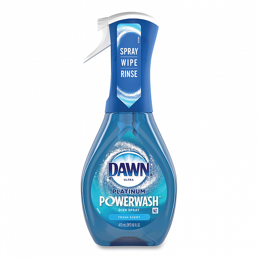 Platinum Powerwash Dish Spray, Fresh Scent, 16 oz Spray Bottle (52364)