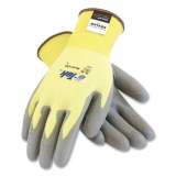 PIP G-Tek KEV Cut-Resistant Seamless-Knit Gloves, X-Large (Size 10), Yellow/Gray, 12 Pairs (1061780)