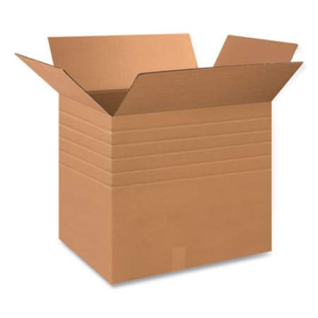 The Packaging Wholesalers Shipping Boxes, Regular Slotted Container (RSC), 28 x 20 x 14 to 24, Brown Kraft, 20/Bundle (24414000)