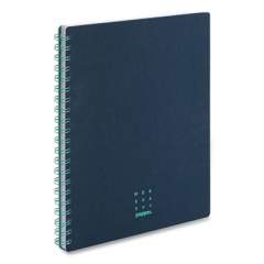 Poppin Work Happy Twin-Wire One-Subject Notebook, Medium/College Rule, Lagoon Blue/Turquoise Cover, 11 x 8.5, 40 Sheets (24377131)