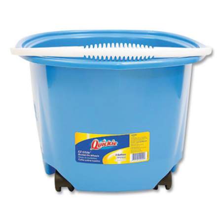 Quickie EZ-Glide Bucket on Wheels, 5 qt, Blue (2836128)