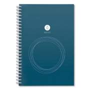 Rocketbook Wave Smart Reusable Notebook, Dotted Rule, Blue Cover, 8.9 x 6, 40 Sheets (WAVEKA)
