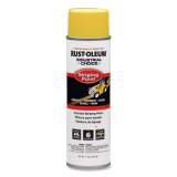 Rust-Oleum Industrial Choice S1600 System Inverted Striping Paint Spray, Flat/Matte Yellow, 17 oz Aerosol Can (24383708)
