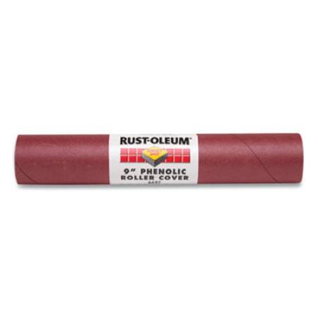Rust-Oleum Concrete-Saver Phenolic Roller Cover, 9", For Smooth and Semi-Smooth Surfaces, Maroon (24383712)