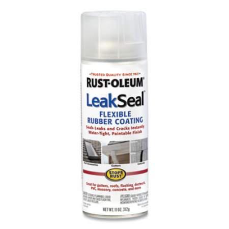 Rust-Oleum LeakSeal Flexible Rubber Coating, 11 oz Spray, Clear (24383714)