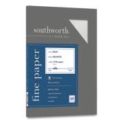 Southworth Granite Specialty Paper, 24 lb, 8.5 x 11, Gray, 100/Pack (P914CK)