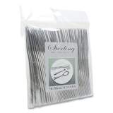 Tablemate Sterling Heavy-Duty Plastic Cutlery, Knives, Silver, 50/Pack (2719077)