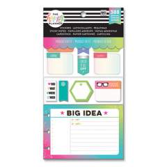 The Happy Planner Productivity Multi Accessory Pack, 388 Pieces: 20 Half-Sheet Stickers, 3 Sticky Note Pads, 20 Double-Sided Pre-Punched Cards (24388092)