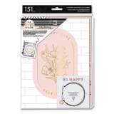 The Happy Planner Modern Farmhouse Classic Planner Companion Pack, Fill Paper, Stickers, Note Cards, Vision Boards, Bracelet, Pouch, 151 Pieces (PLCR09)