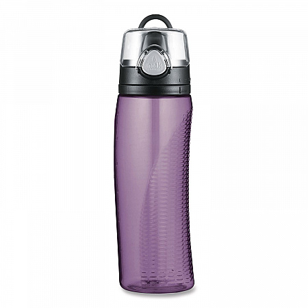 Intak by Thermos Hydration Bottle with Meter, 24 oz, Plastic, Purple (HP4100PU6)
