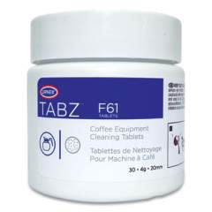 Urnex Tabz Coffee Equipment Cleaning Tablets, 0.14 oz Tablet, 30 Tablets/Jar (60031)