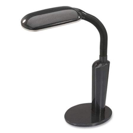 V-Light CFL Compact-Fluorescent Desk Lamp with Gooseneck Arm, 19" to 23" High, Black (VS80907B)