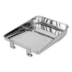 Wooster Deluxe Metal Roller Tray, 1 qt Capacity, 11 x 16.5 x 2.5, Bright Steel (00R4020110)