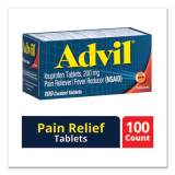 Advil Ibuprofen Ibuprofen Pain Reliever Tablets, 100/Box (1535908)
