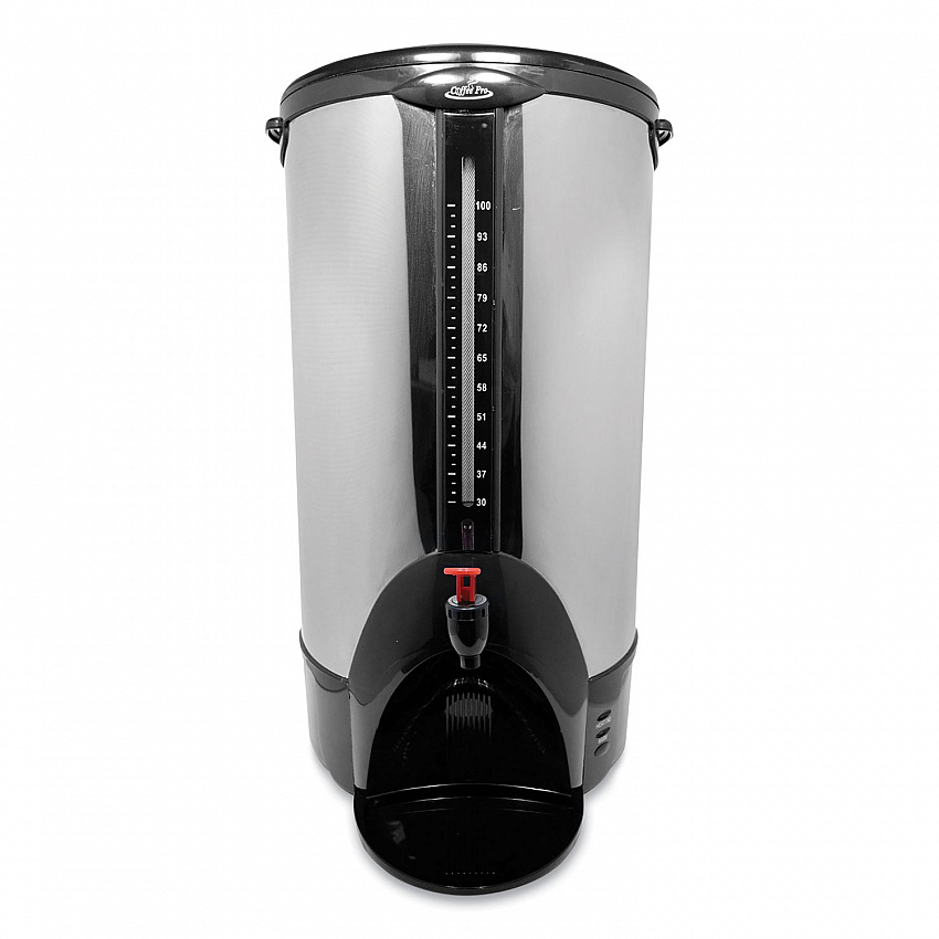 Home/Business 100-Cup Double-Wall Percolating Urn, Stainless Steel (CP100XX)