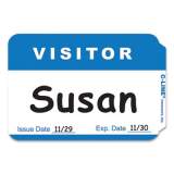 C-Line Self-Adhesive Name Badges, Hello My Name Is, Blue, 3.5 x 2.25, 100/BX (508027)