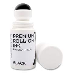 COSCO Premium Roll-On Ink, 2 oz, Black (735867)