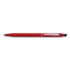 Cross Click Ballpoint Pen, Retractable, Medium 0.7 mm, Black Ink, Red Barrel (2706697)