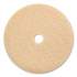 Coastwide Professional Burnishing Floor Pads, 27" Diameter, Tan, 5/Carton (203246)