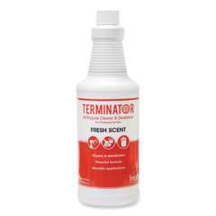 Fresh Products Terminator All-Purpose Cleaner/Deodorizer, 32 oz Refill Bottles, 12/Carton (2801059)
