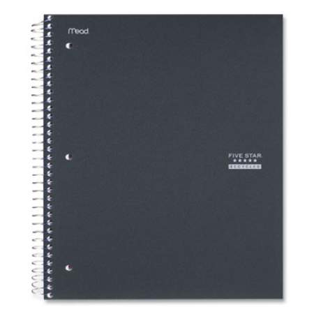 Five Star Recycled Personal Notebook, 5 Subject, Medium/College Rule, Gray Cover, 11 x 8.5, 200 Sheets (06152)