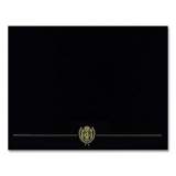 Great Papers! Classic Crest Certificate Covers, 9.38 x 12, Black, 5/Pack (926456)
