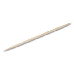 Handgards Round Wood Toothpicks, Natural, 12,000/Carton (2796256)