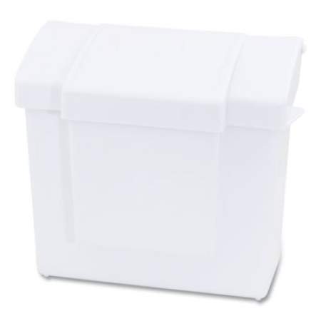 HOSPECO All-In-One Waste Receptacle, Plastic, White (HS6140WP)