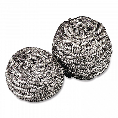 Stainless Steel Scrubber, Silver (84)