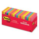Post-it Pop-up Notes Super Sticky Pop-up 3 x 3 Note Refill, Cape Town, 100 Sheets/Pad, 18 Pads/Pack (1611323)