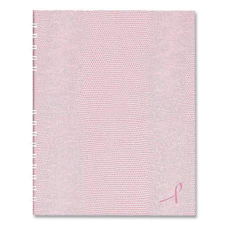 Blueline NotePro Notebook, Pink Ribbon, 1 Subject, College Rule, Pink Cover, 9.25 x 7.25, 75 Sheets (745909)