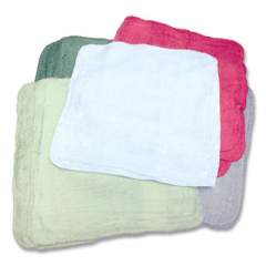 Monarch Qwick Wick Terry Towels, 12 x 12, Assorted Colors, 25 lb Bale (Approximately 280/Bale) (2108662)